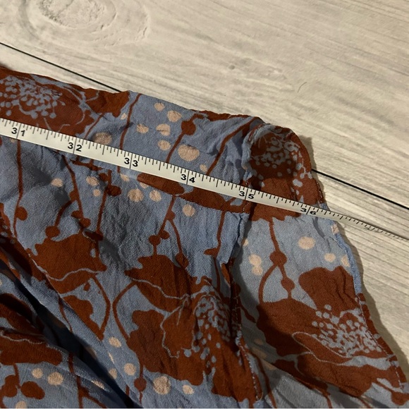 Karina Grimaldi Maxi Floral Dress Ruched Jessy Print Viscose XS - Picture 7 of 11